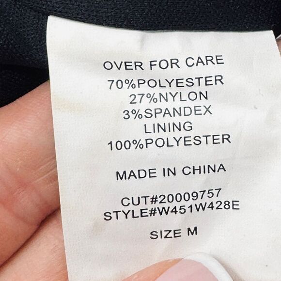 NWOT. WINDSOR. Black All-Over Sequin One Shoulder Dress. Size Medium. - Picture 5 of 15